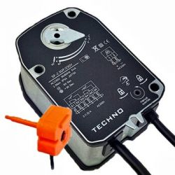 Противопожарный привод с возвратной пружиной Techno SF-3.5DFS/24V