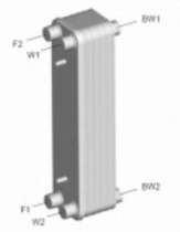 Пластинчатый теплообменник Onda BPHE S202D - 160