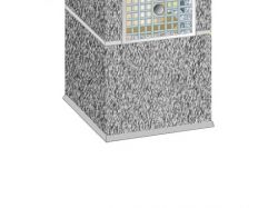 Одноходовой с вентиляционным каналом Schiedel UNI комплект блок-опора (высота 3пм) d16L 0,33пм
