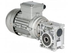 Двухступенчатый червячный мотор-редуктор IDS DRIVE CVR063/130 0,55 I=400 801-4 (1400/min)