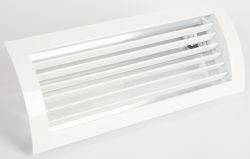 Решетка однорядная регулируемая цилиндрическая с КРВ AXIDO RGC-R 325×225