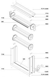 Клапан воздушный алюминиевый Alumik КВА 450×1800