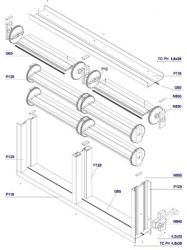 Клапан воздушный алюминиевый Alumik КВА 2400×850