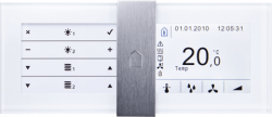 Сенсорная панель управления Thermokon thanos SR rH LQ белый RS485 Modbus (472494)