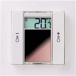 Беспроводная панель управления Thermokon SR06 LCD rH 2T+Light Gira E2 белый (651790)