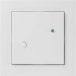 Комнатная панель температуры Thermokon WRF06 TD AO2V LON Gira E2 белый, LED зеленый (696531)