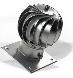 Вентиляционная насадка круглая airRoxy d150 нержавеющая сталь (01-906)