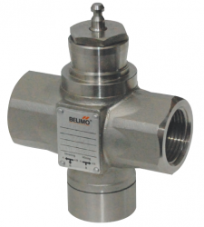 3-х ходовой разделительный смесительный седельный клапан Belimo H3020X-S/NVC230A-TPC