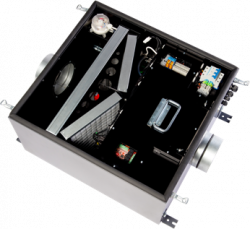 Вентиляционная установка с электронагревателем Minibox.E-650 Lite Zentec