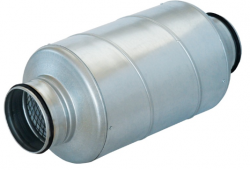 Шумоглушитель для круглых воздуховодов Salda Mute 125x900