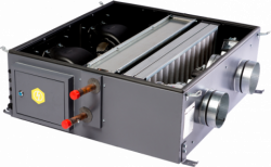 Вентиляционная установка c водным нагревом Minibox.W-1650-2/48kW/G4 Carel (с/у в комплекте)