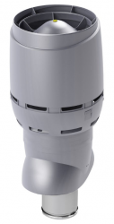 Вентиляционный выход Vilpe FLOW XL-160/ИЗ/700 светло-серый (350111)