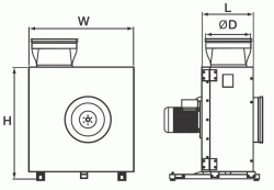 Кухонный вентилятор Shuft EF 315D