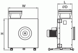 Кухонный вентилятор Shuft EF 315E