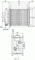 Водяной нагреватель Shuft WHR 300x150-2