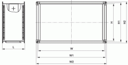 Фильтр-бокс Shuft FBRr-K 400x200