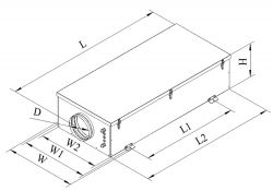 Приточная установка Shuft ECO-SLIM 1100-W-А