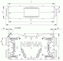 Приточная установка Shuft NOVA-600 EC