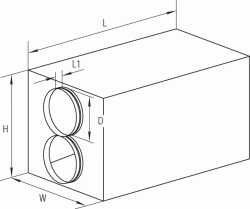 Приточно-вытяжная установка SHUFT UniMAX-P 1000 SE-A