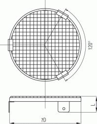 Защитная решетка Shuft PG 125