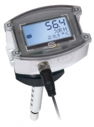 Канальный датчик влажности и температуры S+S Regeltechnik KFTF-20-I-Q-LCD (2003-4172-2100-001)