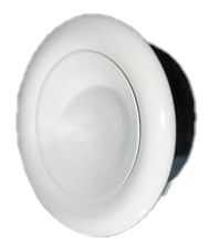 Круглый потолочный вытяжной диффузор металлический AVA DE 160 RAL 9016